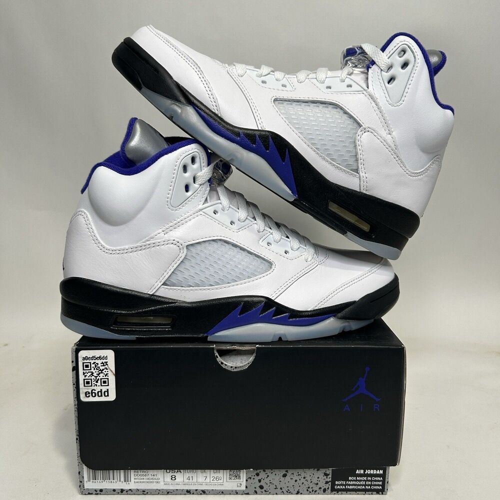 Nike Shoes Air Jordan 5 Retro “Dark Concord” 2024 - Picture 1 of 5
